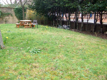 Raey school garden before work commenced Raey school garden before work commenced